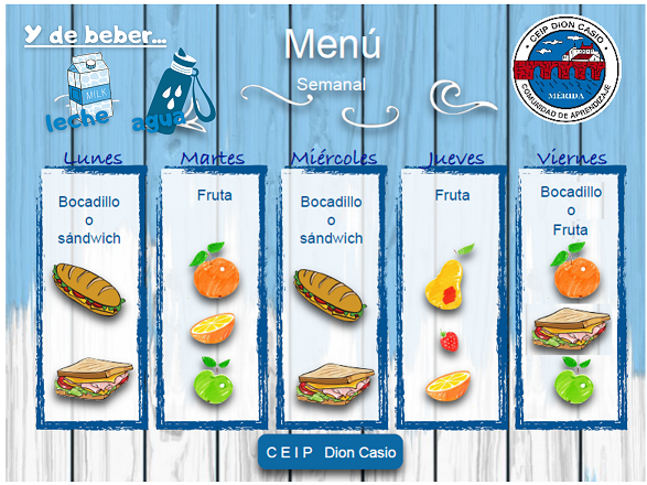 MENÚ MERIENDAS 22 23